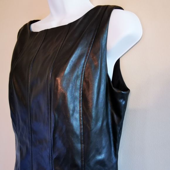 Taylor Leather Like Dress size 14 - Picture 4 of 4